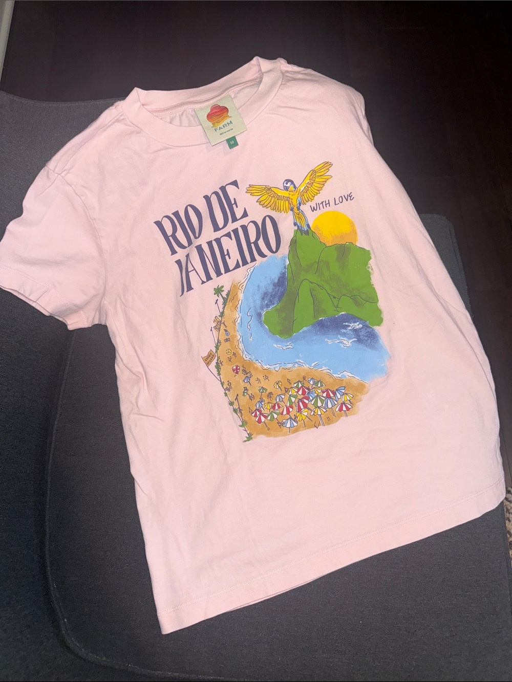 FARM Rio Rio de Janeiro Graphic Tee – Size Medium - Picture 2 of 3